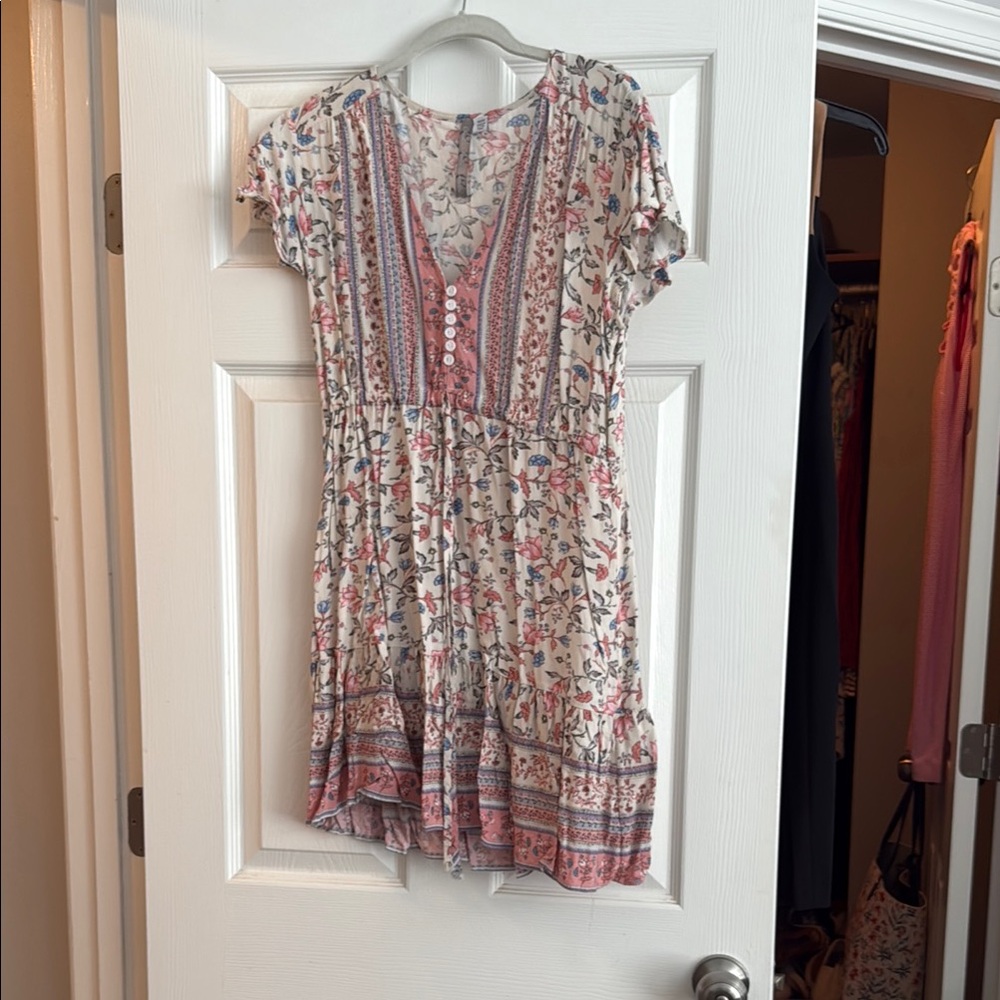 Floral Print Mini Dress